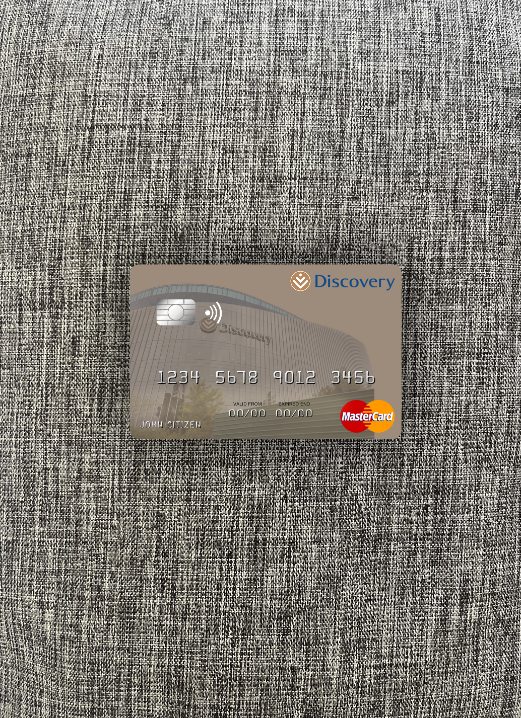 Download South Africa Discovery Limited mastercard photolook front Photoshop template